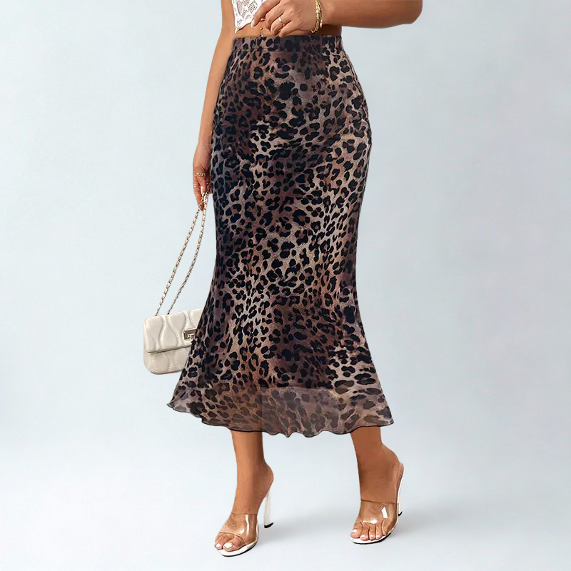 Naya - חצאית מנומרת דגם