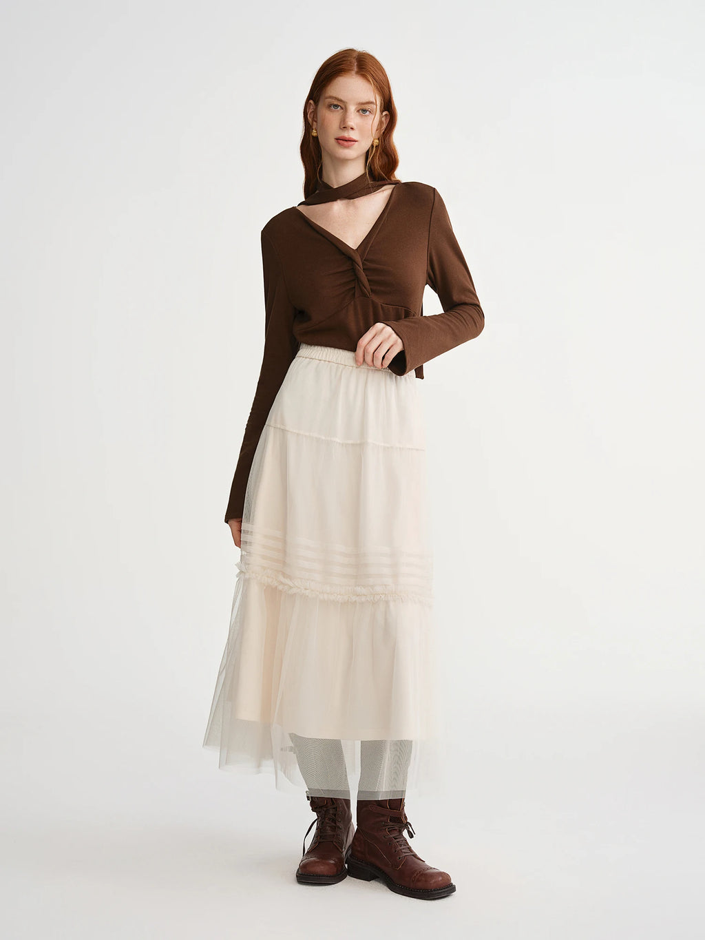 חצאית שיפון