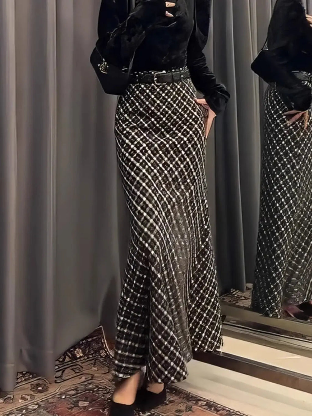 חצאית דגם גלי