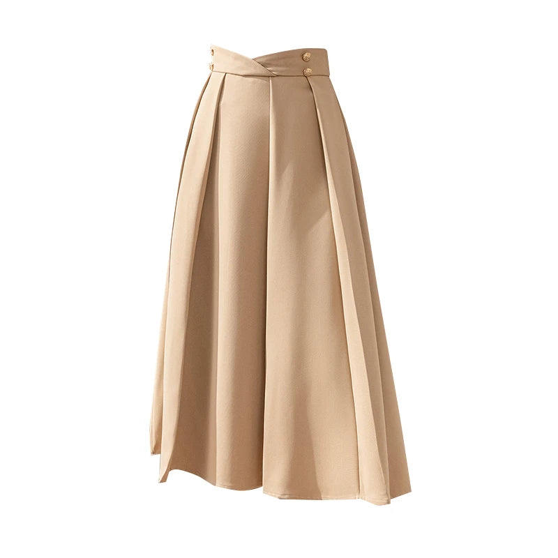 חצאית דגם חאקי