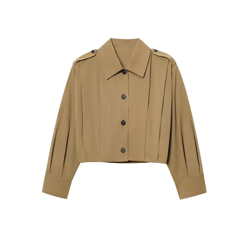 Duke ג'קט קצר פליסה אופנתי