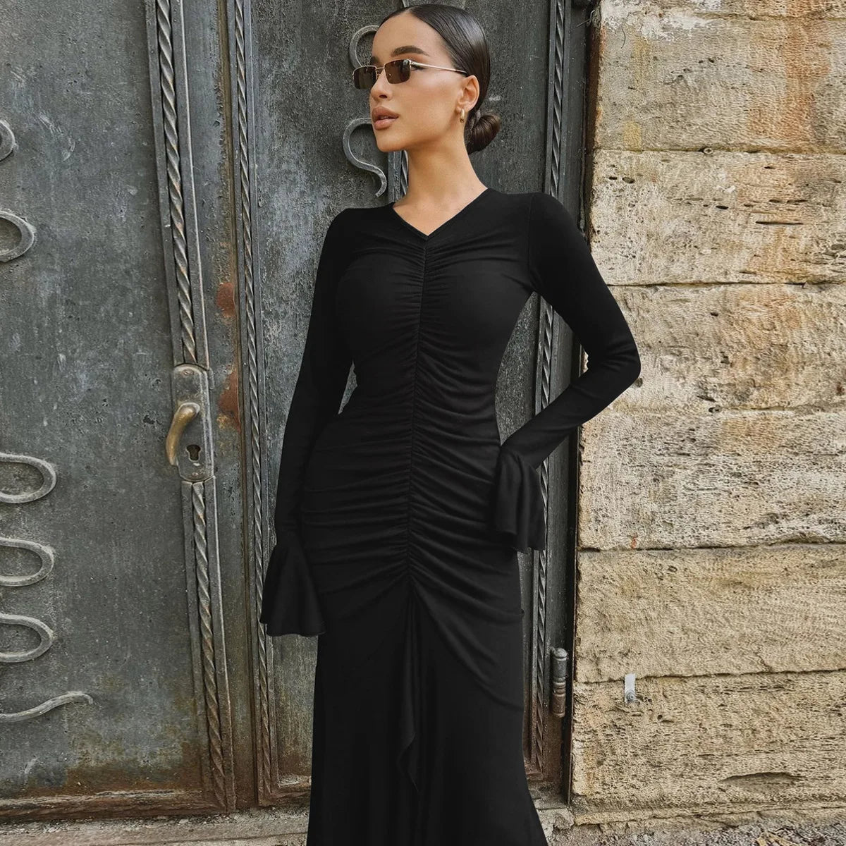 שמלה כיווצים