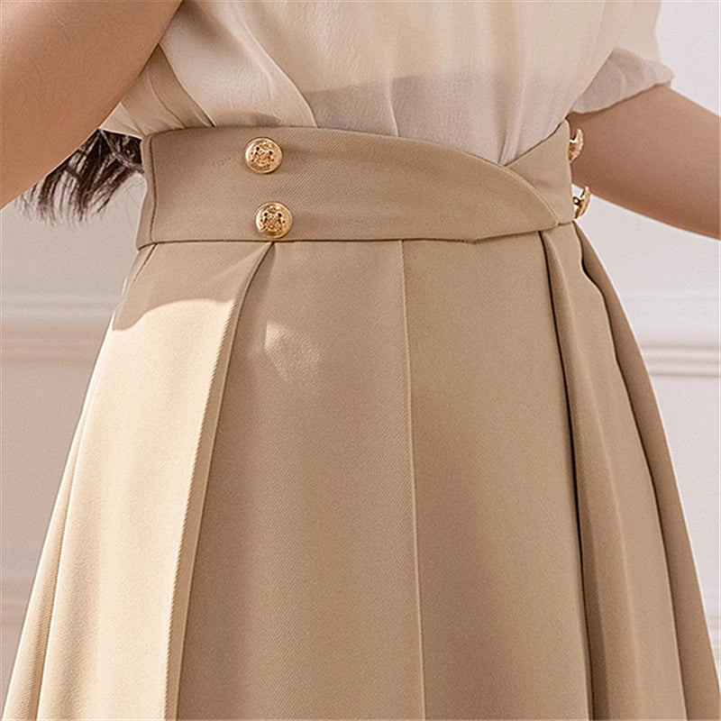 חצאית דגם חאקי